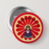 Rom Day Sinti und Roma Fortune Teller Button (Vorne & Hinten)
