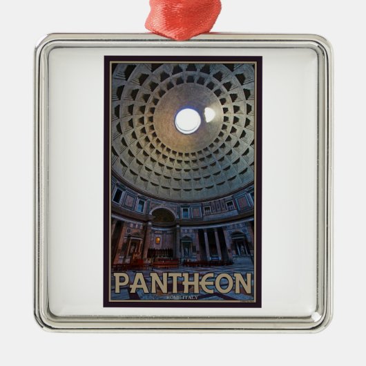 Rom - der Pantheon Ornament Aus Metall (Vorne)