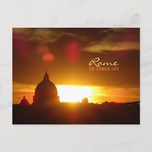 Rom, die ewige Stadt Postkarte (Vorderseite)