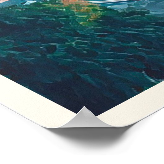 Rom, die Stadt Dolce Vita und der Charme Poster (Ecke)