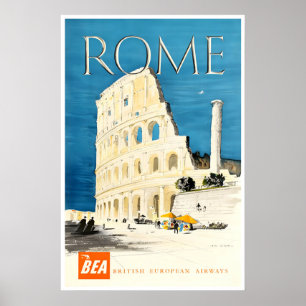 Rom Druck Italien Reiseplakat Römische Kunst (XR36 Poster