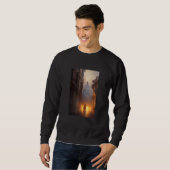 Rom Dunkle Akademie-Fantasy-Gotik Sweatshirt (Vorne ganz)