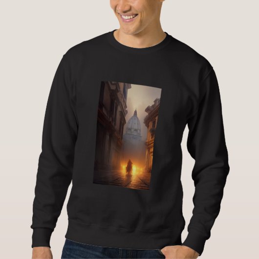 Rom Dunkle Akademie-Fantasy-Gotik Sweatshirt (Vorderseite)