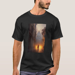 Rom Dunkle Akademie-Fantasy Gotik T-Shirt