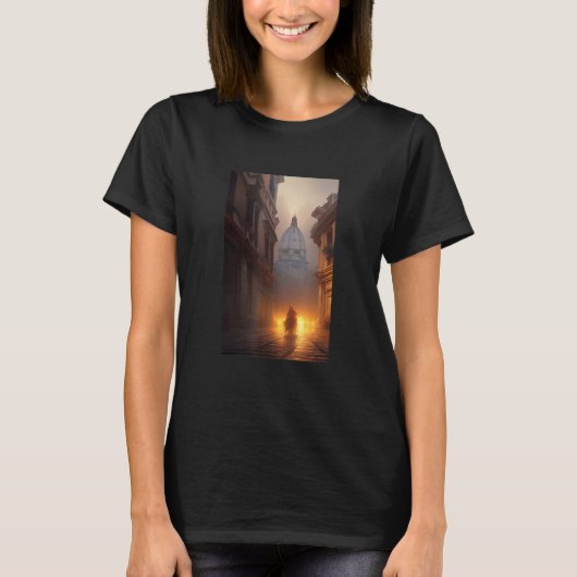 Rom Dunkle Akademie-Fantasy Gotik T-Shirt (Vorderseite)