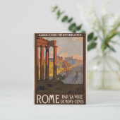 Rom durch den Mont-Cenis Postkarte (Stehend Vorderseite)