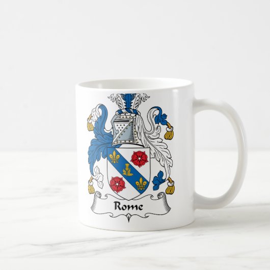 Rom-Familienwappen Kaffeetasse (Rechts)
