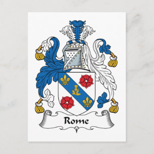 Rom-Familienwappen Postkarte