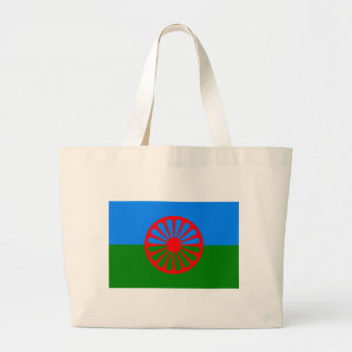 Rom-Flagge (Romani Flagge) Jumbo Stoffbeutel