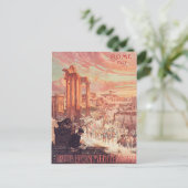 Rom Forum Europa Italien Vintage Reisen Postkarte (Stehend Vorderseite)