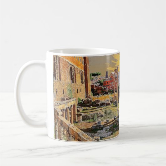 Rom Forum Romanum Architecture Italien #3 Kaffeetasse (Links)