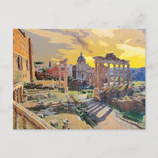 Rom Forum Romanum Architecture Italien #3 Postkarte (Vorderseite)