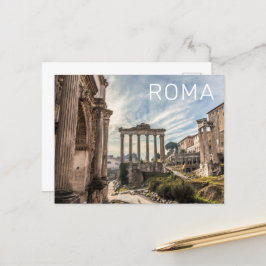 Rom Forum Romanum Italien Feiertag Souvenir Feiertagspostkarte