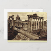 Rom, Forum Romanum Postkarte (Vorne/Hinten)