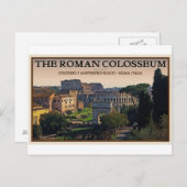 Rom - Forum Romanum und Kolosseum Postkarte (Vorne/Hinten)