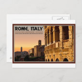 Rom - Forum Sunset Postkarte (Vorne/Hinten)