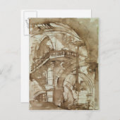 Rom-Gefängnis, c.1744-5 Postkarte (Vorne/Hinten)