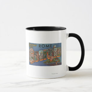 Rom, GeorgiaLarge Buchstabe ScenesRome, GA Tasse