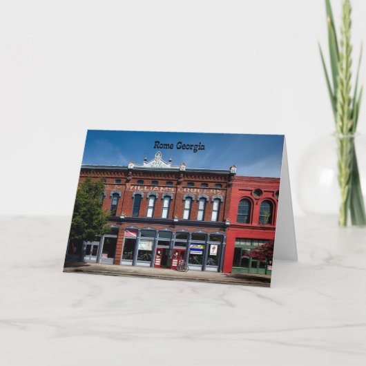 Rom, Georgien Karte (Vorderseite)