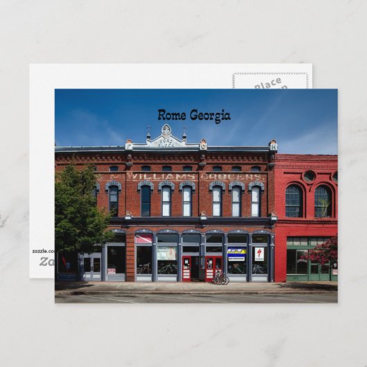 Rom, Georgien Postkarte (Vorne/Hinten)