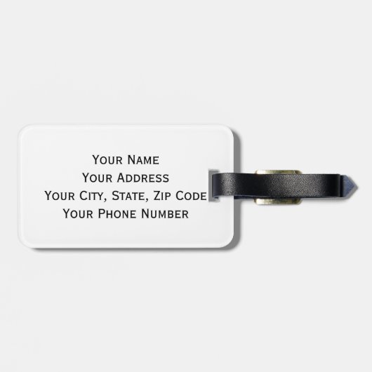 Rom Gepäckanhänger (Rückseite horizontal)