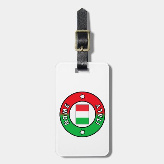Rom Gepäckanhänger (Vorderseite vertikal)