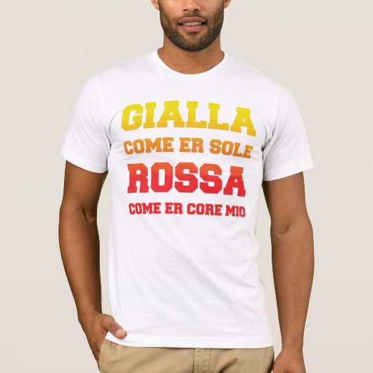 Rom Gialla isst er sole Rossa isst er errötet T-Shirt (Vorderseite)
