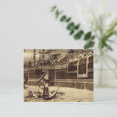 Rom, Gladiatoren im Kolosseum Postkarte (Stehend Vorderseite)