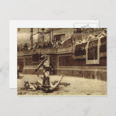 Rom, Gladiatoren im Kolosseum Postkarte (Vorne/Hinten)