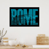 Rom Grafik Poster (Küche)