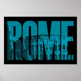 Rom Grafik Poster