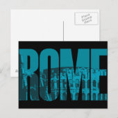 Rom Grafik Postkarte (Vorne/Hinten)