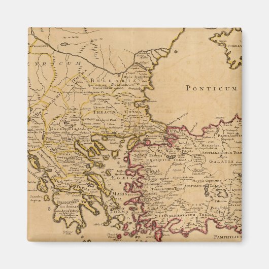Rom, Griechenland, Türkei 2 Magnet (Vorne)