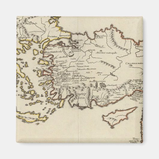 Rom, Griechenland, Türkei Magnet (Vorne)