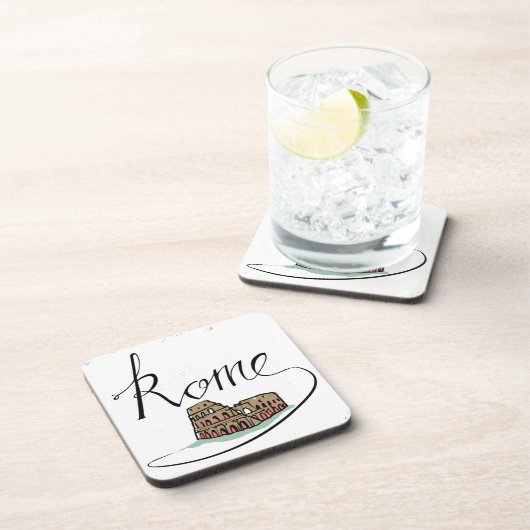 Rom-Handbriefgestaltung Untersetzer (Rechte Seite)