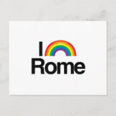 ROM - I LIEBE PRIDE -.pnng Postkarte (Vorderseite)
