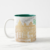 ROM, IMITATE GOLD+MARBLE REISE SOUVENIRS ZWEIFARBIGE TASSE (Links)