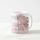 ROM, IMITATE ROSE GOLD+MARBLE REISE KAFFEETASSE (VorderseiteRechts)
