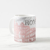 ROM, IMITATE ROSE GOLD+MARBLE REISE KAFFEETASSE (Vorderseite Links)