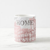 ROM, IMITATE ROSE GOLD+MARBLE REISE KAFFEETASSE (Mittel)