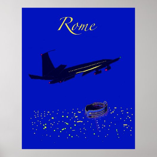 Rom in der Nacht Poster (Vorne)