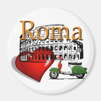Rom in my heart magnet
