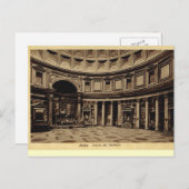 Rom, Innen des Pantheons Postkarte (Vorne/Hinten)