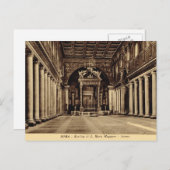 Rom, Innen von Santa Maria Maggiore Postkarte (Vorne/Hinten)