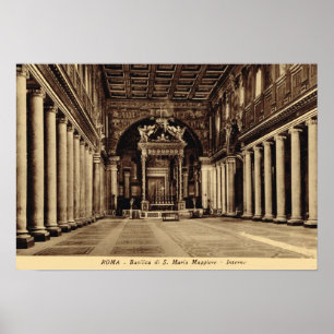 Rom, inneres S. Maria Maggiore Poster