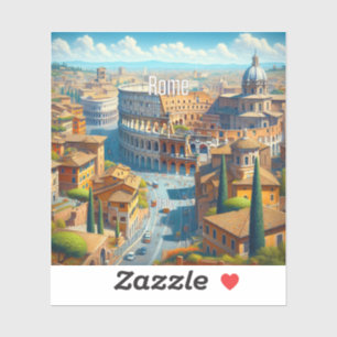 Rom Italien 3 Inch Vinyl Sticker