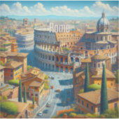 Rom Italien 3 Inch Vinyl Sticker (Vorderseite)