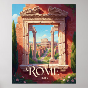 Rom Italien Antike Architektur Historische Stadt S Poster