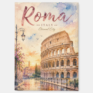 Rom Italien Aquarell Magnet