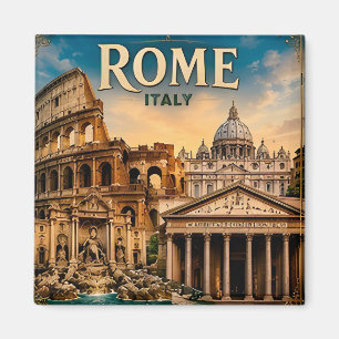 🌍 Rom Italien Bucket List Reise Andenken 🌍 Magnet